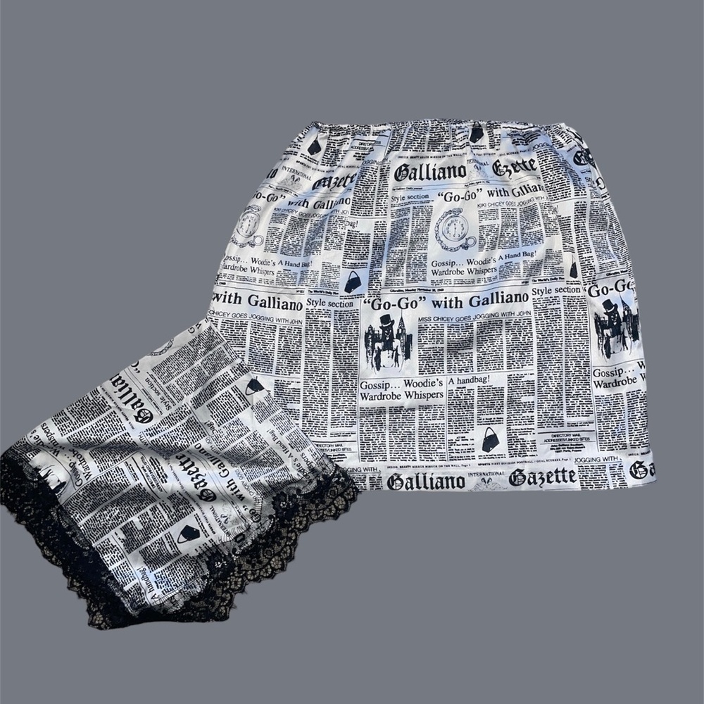 Asymmetrical Newsie Skirt